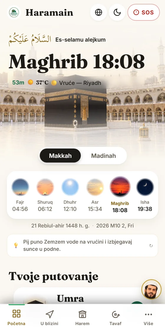Haramain Companion auf Bosnisch