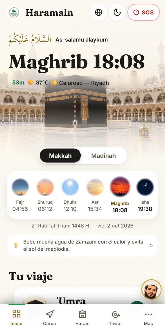 Haramain Companion auf Spanisch